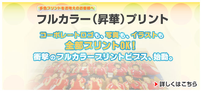 フルカラープリントビブス、始動。